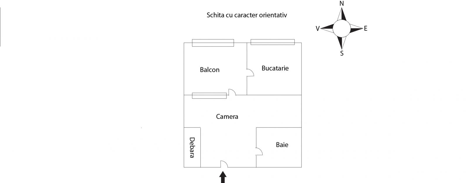 Garsonieră de vânzare Manastur - 60682AV | BLITZ Cluj-Napoca | Poza1