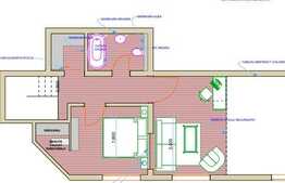 Penthouse pe 2 niveluri 90.44mp, terasa 71.43 mp, 2 locuri de parcare , zona Iulius Mall