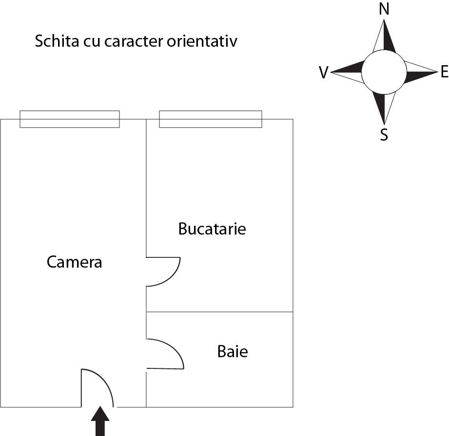 Garsonieră de vânzare Floreşti - 60698AV | BLITZ Cluj-Napoca | Poza1