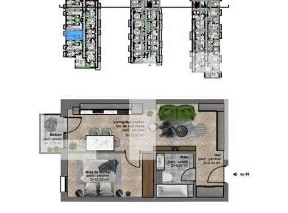 Apartament de vânzare 2 camere Dambul Rotund - 60726AV | BLITZ Cluj-Napoca | Poza5