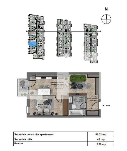 Apartament de vânzare 2 camere Dambul Rotund - 60726AV | BLITZ Cluj-Napoca | Poza5