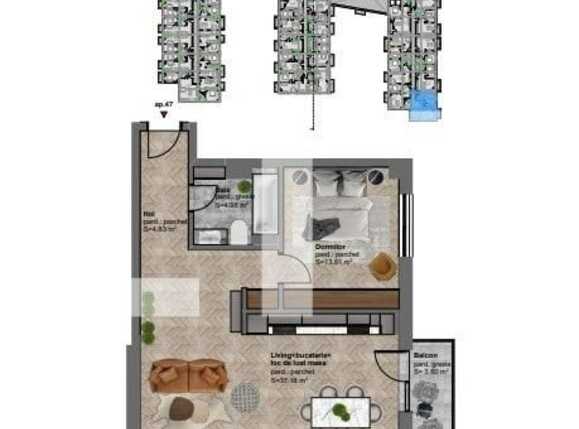 Apartament de vânzare 2 camere Dambul Rotund - 60735AV | BLITZ Cluj-Napoca | Poza5