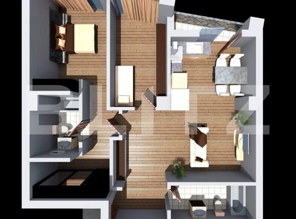 Apartament de vânzare 3 camere Dambul Rotund - 60736AV | BLITZ Cluj-Napoca | Poza1