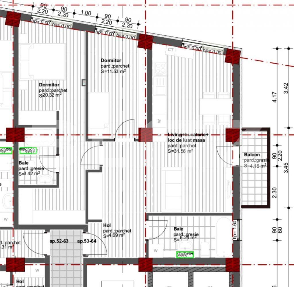 Apartament de vânzare 3 camere Dambul Rotund - 60736AV | BLITZ Cluj-Napoca | Poza7