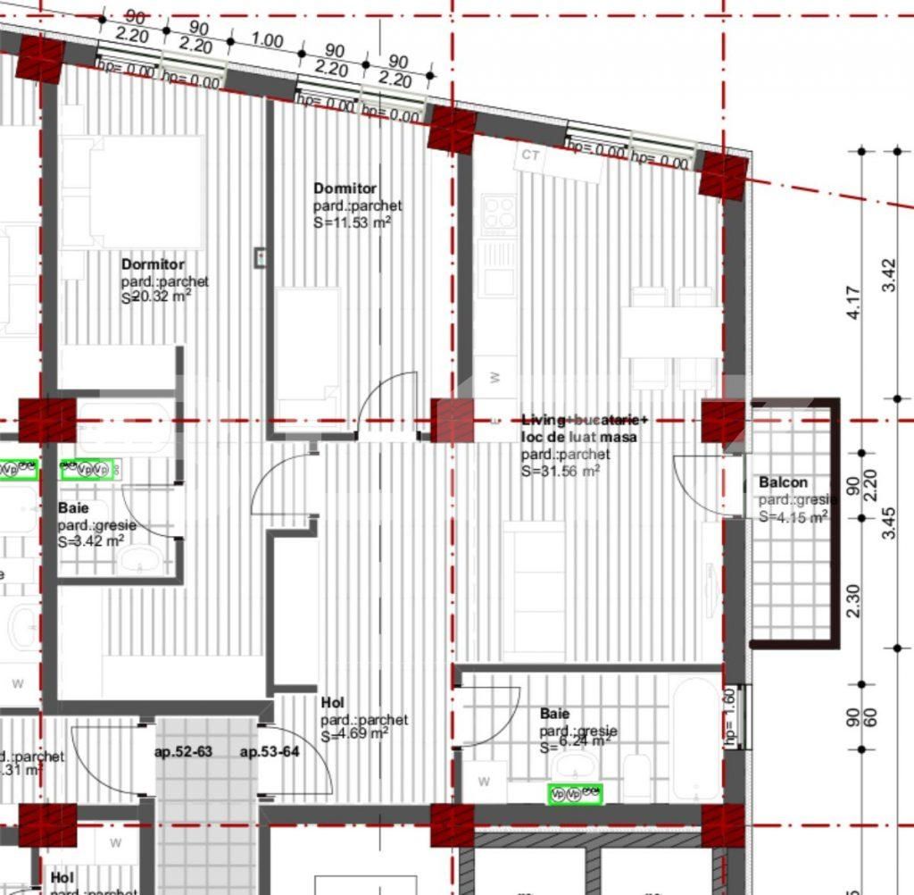 Apartament de vânzare 3 camere Dambul Rotund - 60736AV | BLITZ Cluj-Napoca | Poza1