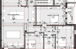 Apartament de vanzare, 4 camere, 121 mp, subsol 60 mp, 3 parcari, zona Voronet