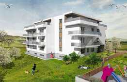 Apartament 2 camere, 58.34 mp + terasa, semifinisat, in zona strazii Colonia Borhanci 