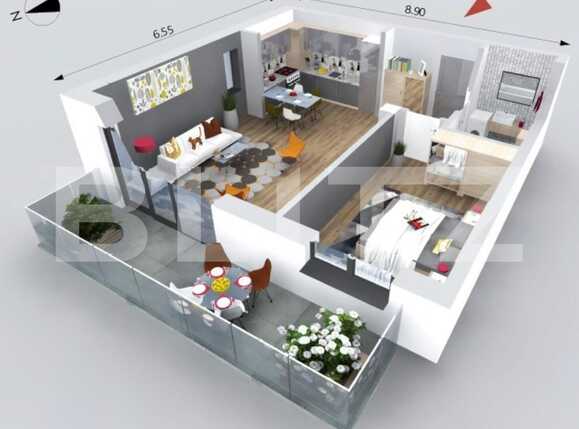 Apartament de vânzare 2 camere Borhanci - 60805AV | BLITZ Cluj-Napoca | Poza4