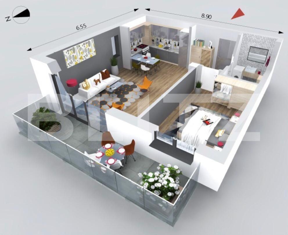 Apartament de vânzare 2 camere Borhanci - 60805AV | BLITZ Cluj-Napoca | Poza4