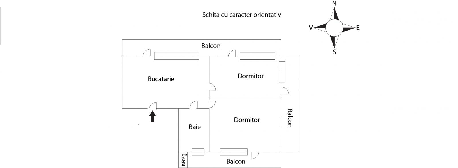 Apartament de vânzare 2 camere Floreşti - 60810AV | BLITZ Cluj-Napoca | Poza1