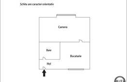 Vanzare apartament cu 1 camera, 31,5 mp utili, finisaje noi, zona Real