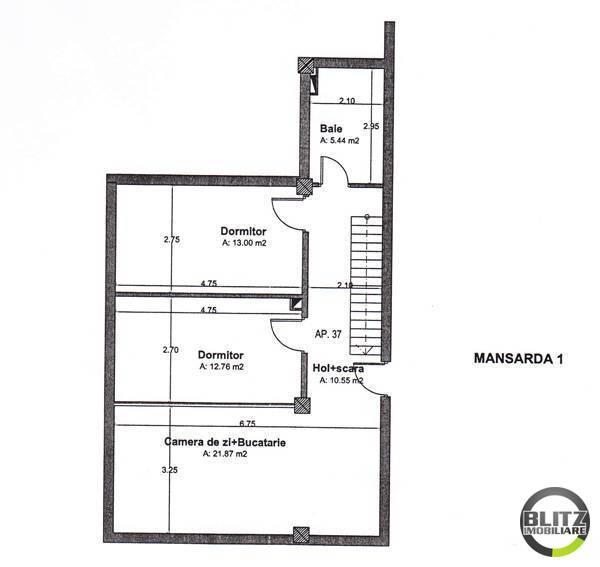 Garsonieră de vânzare Manastur - 6085AV | BLITZ Cluj-Napoca | Poza1