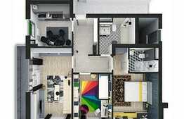 Apartament 3 camere, 78 mp, decomandat, Grandis Residence