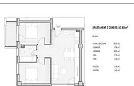 3 camere, etajul 3, predare Septembrie  2021 ! 