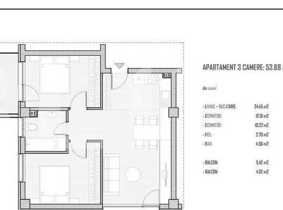 Apartament de vânzare 3 camere Baciu - 60889AV | BLITZ Cluj-Napoca | Poza1