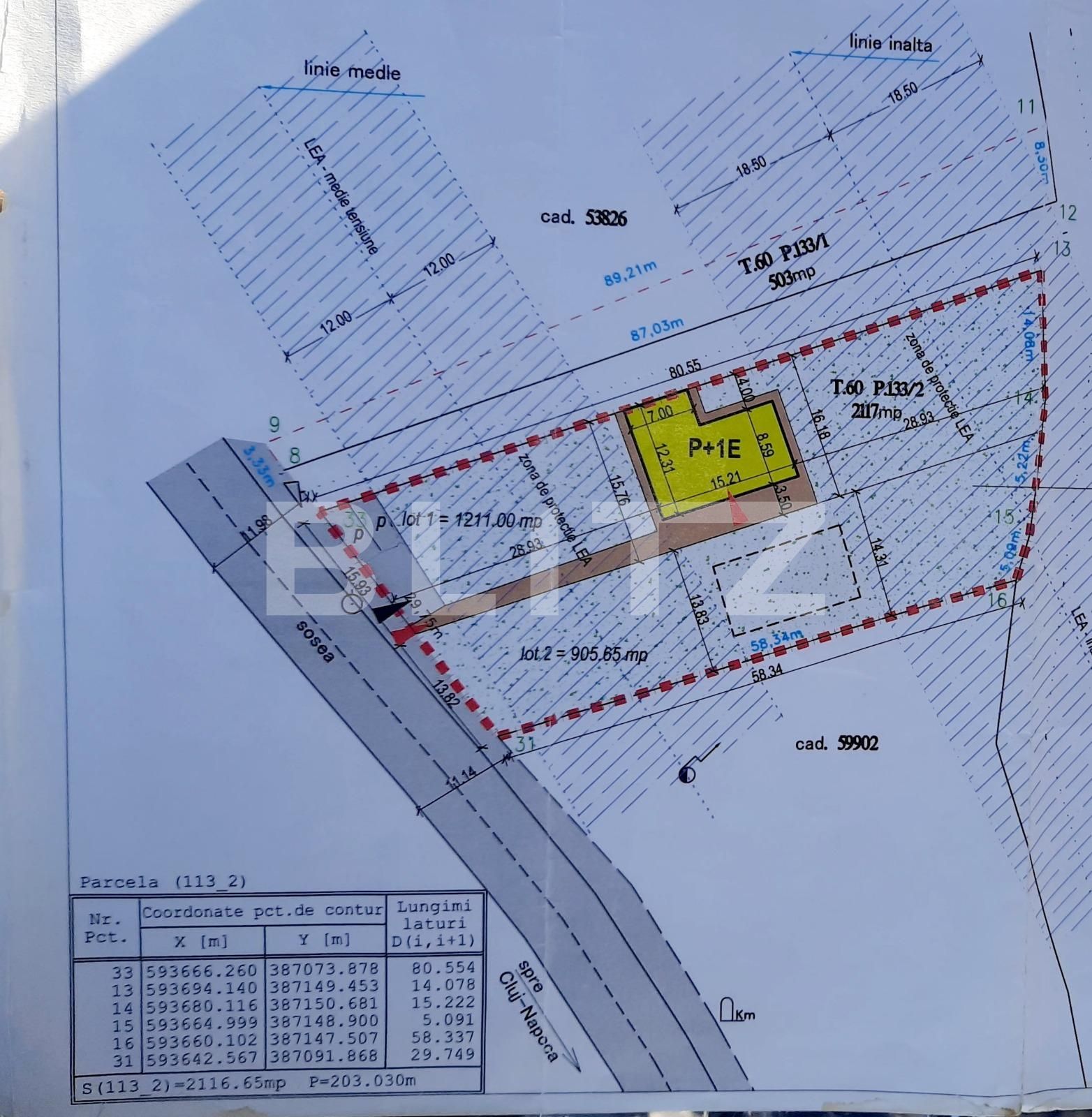 Teren de vânzare Exterior Nord - 60976TV | BLITZ Cluj-Napoca | Poza10