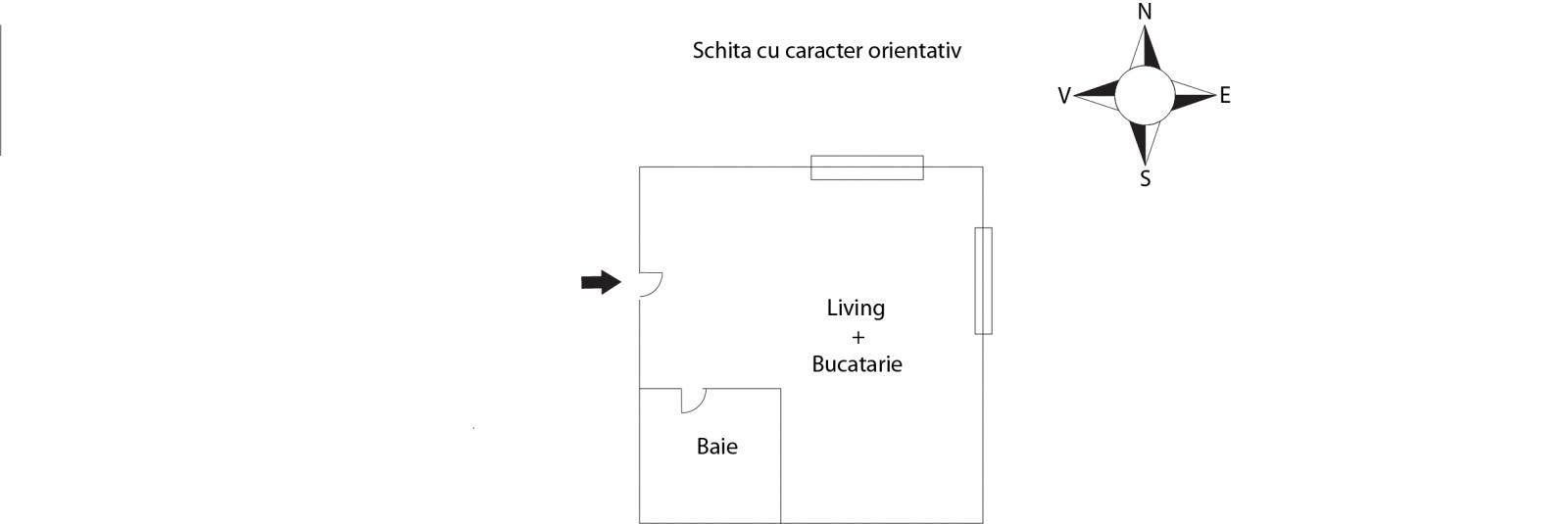 Garsonieră de vânzare Marasti - 60994AV | BLITZ Cluj-Napoca | Poza1