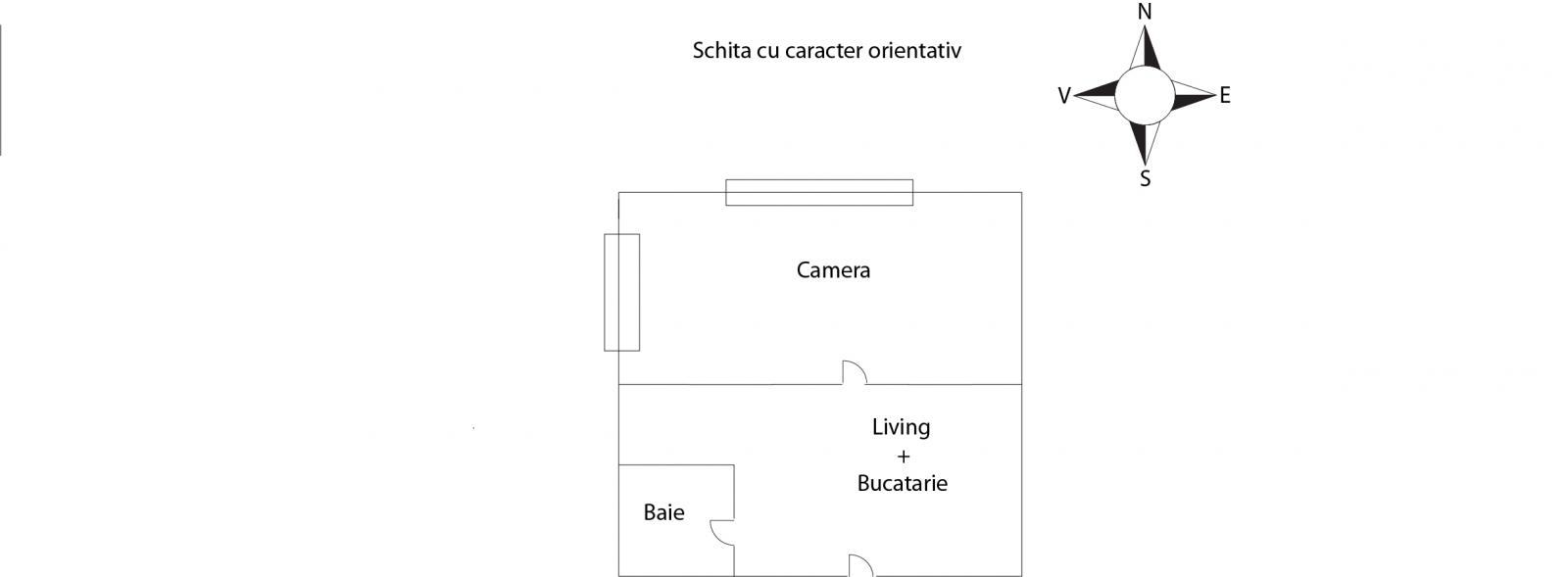 Garsonieră de vânzare Marasti - 60996AV | BLITZ Cluj-Napoca | Poza1