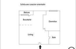 Apartament de vanzare situat in Iris, la cateva minute de Gara, 2 camere 58 mp