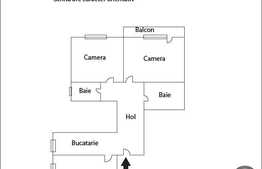 Apartament 3 camere decomandat, 65 mp, zona Big. Boxa inclusa!