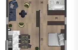 Apartament modern cu view, in bloc nou, 61 mp, parcare subterana