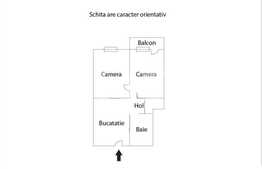 Poti sa il finisezi dupa bunul plac ! 2 camere, tavan inalt, intermediar, 65 mp, zona Horea