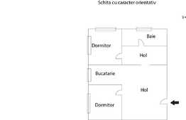 2 camere decomandate, 64 mp utili, parcare,  zona strazii Mircea Eliade