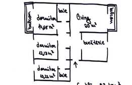 Oferta cum rar se mai gaseste! 4 camere, 2 bai, 2 balcoane, 2 parcari, zona Scortarilor!