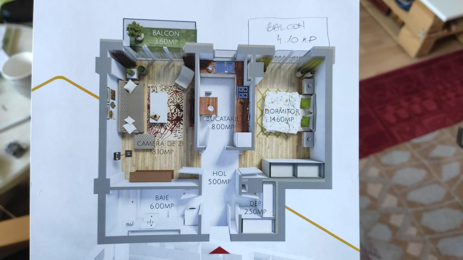 Apartament de vânzare 2 camere Bartolomeu - 61532AV | BLITZ Brașov | Poza1