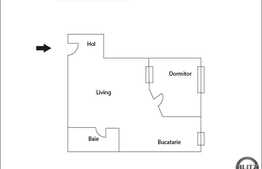 De vanzare apartament 2 camere semidecomandate, 62 mp, zona Oasului