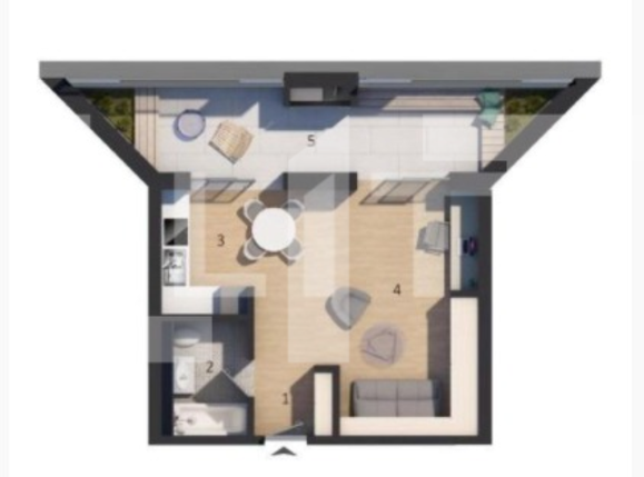 Garsonieră de vânzare Manastur - 61614AV | BLITZ Cluj-Napoca | Poza4