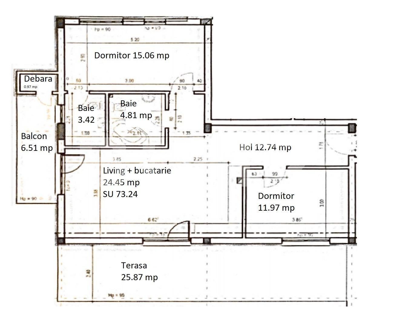 Apartament de vânzare 3 camere Floreşti - 61625AV | BLITZ Cluj-Napoca | Poza13