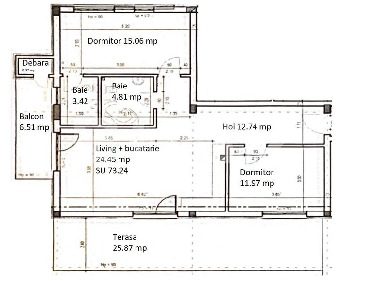 Apartament de vânzare 3 camere Floreşti - 61625AV | BLITZ Cluj-Napoca | Poza1
