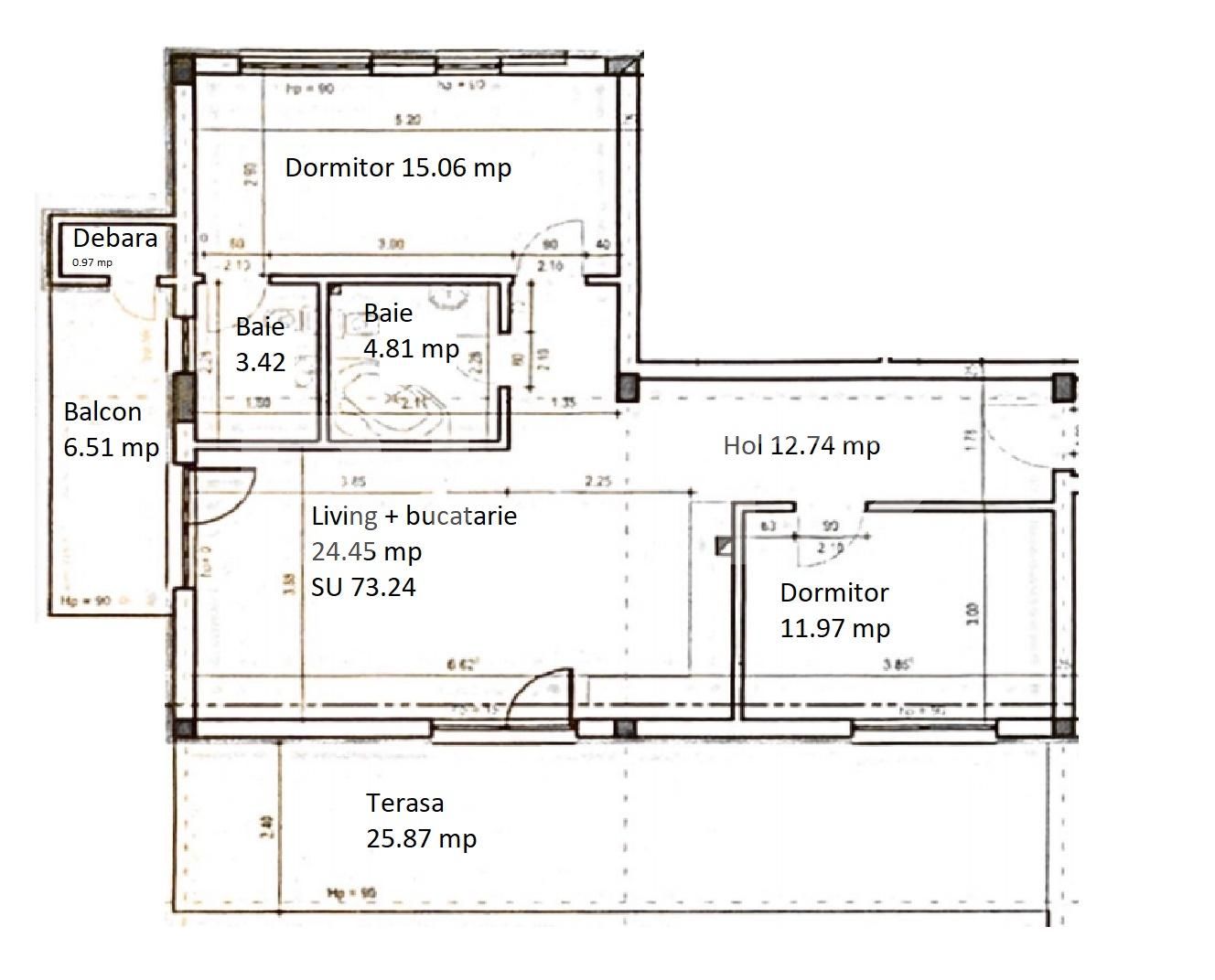 Apartament de vânzare 3 camere Floreşti - 61625AV | BLITZ Cluj-Napoca | Poza1