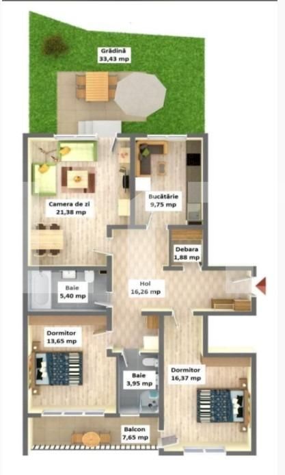 Apartament de vânzare 3 camere Bartolomeu - 61643AV | BLITZ Brașov | Poza2