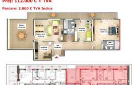 Penthouse - 3 camere, Arca Residence