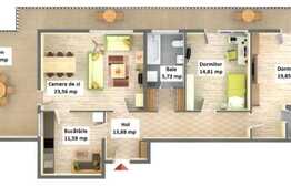 Penthouse - 3 camere, Arca Residence