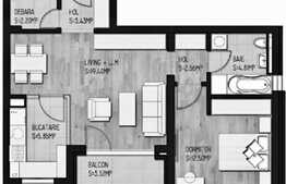 Apartament 2 camere, 51 mp, Top City