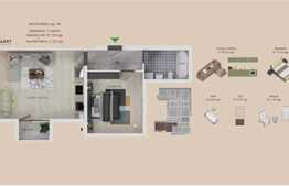 Apartament 2 camere, Tractorul