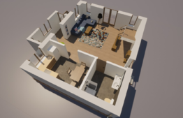 Casa intr-un mic ansamblu, Harman