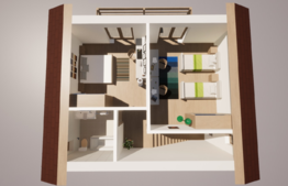 Casa intr-un mic ansamblu, Harman