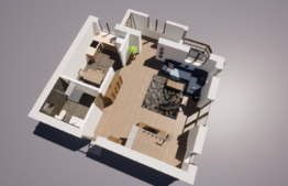 Casa intr-un mic ansamblu, Harman