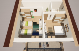 Casa intr-un mic ansamblu, Harman