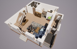 Casa intr-un mic ansamblu, Harman