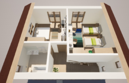 Casa intr-un mic ansamblu, Harman