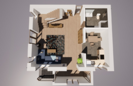 Casa intr-un mic ansamblu, Harman