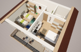 Casa intr-un mic ansamblu, Harman