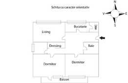 Oferta ideala! 3 camere decomandate, 2 balcoane, garaj! 