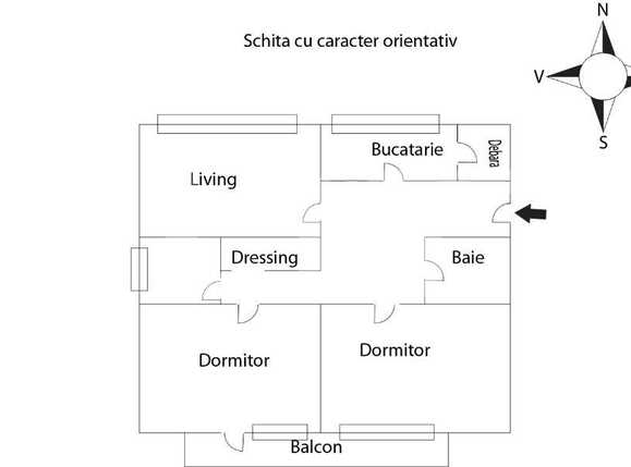 Apartament de vânzare 3 camere Manastur - 61837AV | BLITZ Cluj-Napoca | Poza1