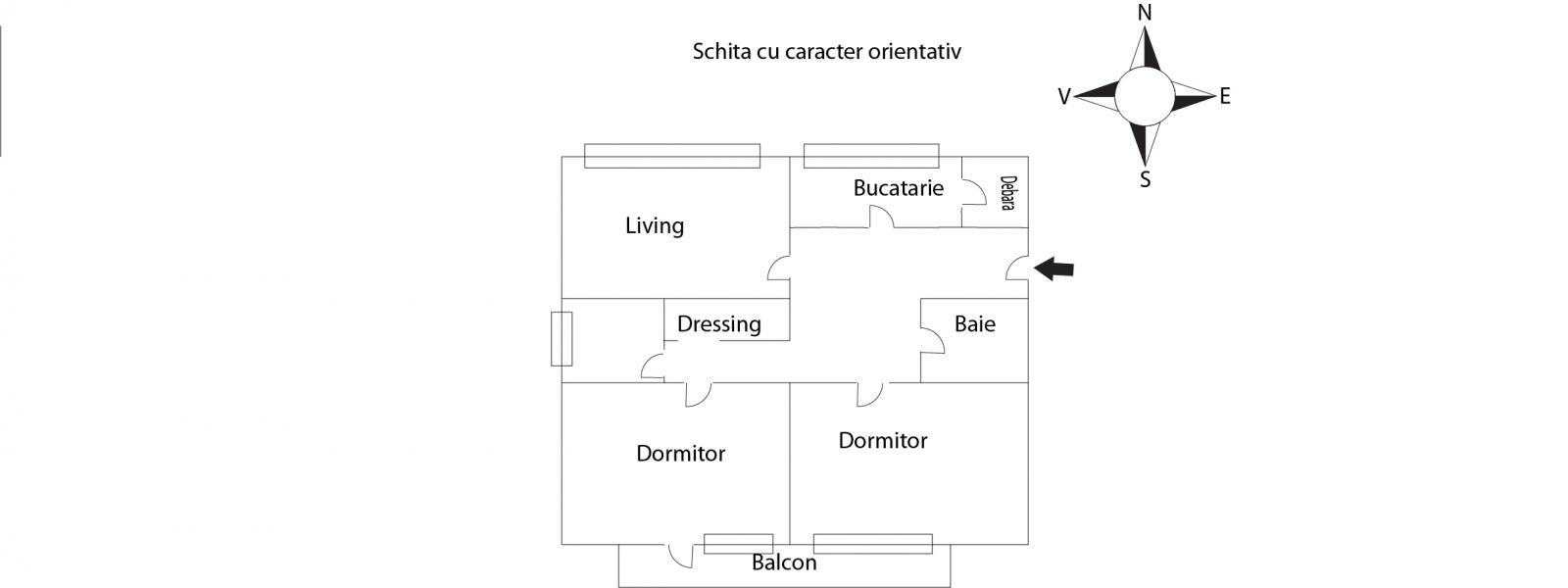Apartament de vânzare 3 camere Manastur - 61837AV | BLITZ Cluj-Napoca | Poza1